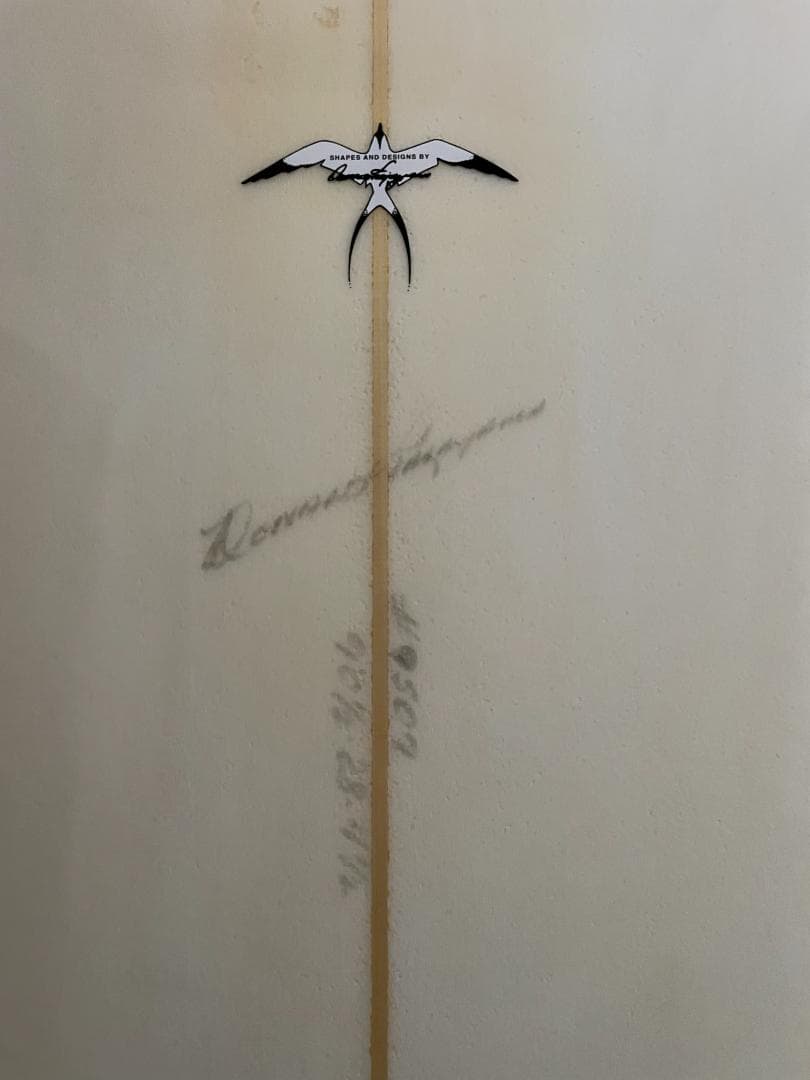 超希少！世界に1本！ドナルドタカヤマ9'0 本人シェイプmade in　USA