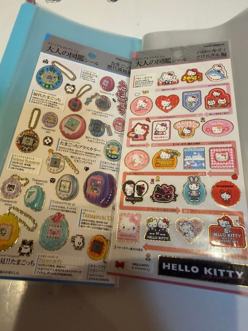 ボンボンドロップシール　キティーちゃん　大人の図鑑シール　ステッカー　シール帳
