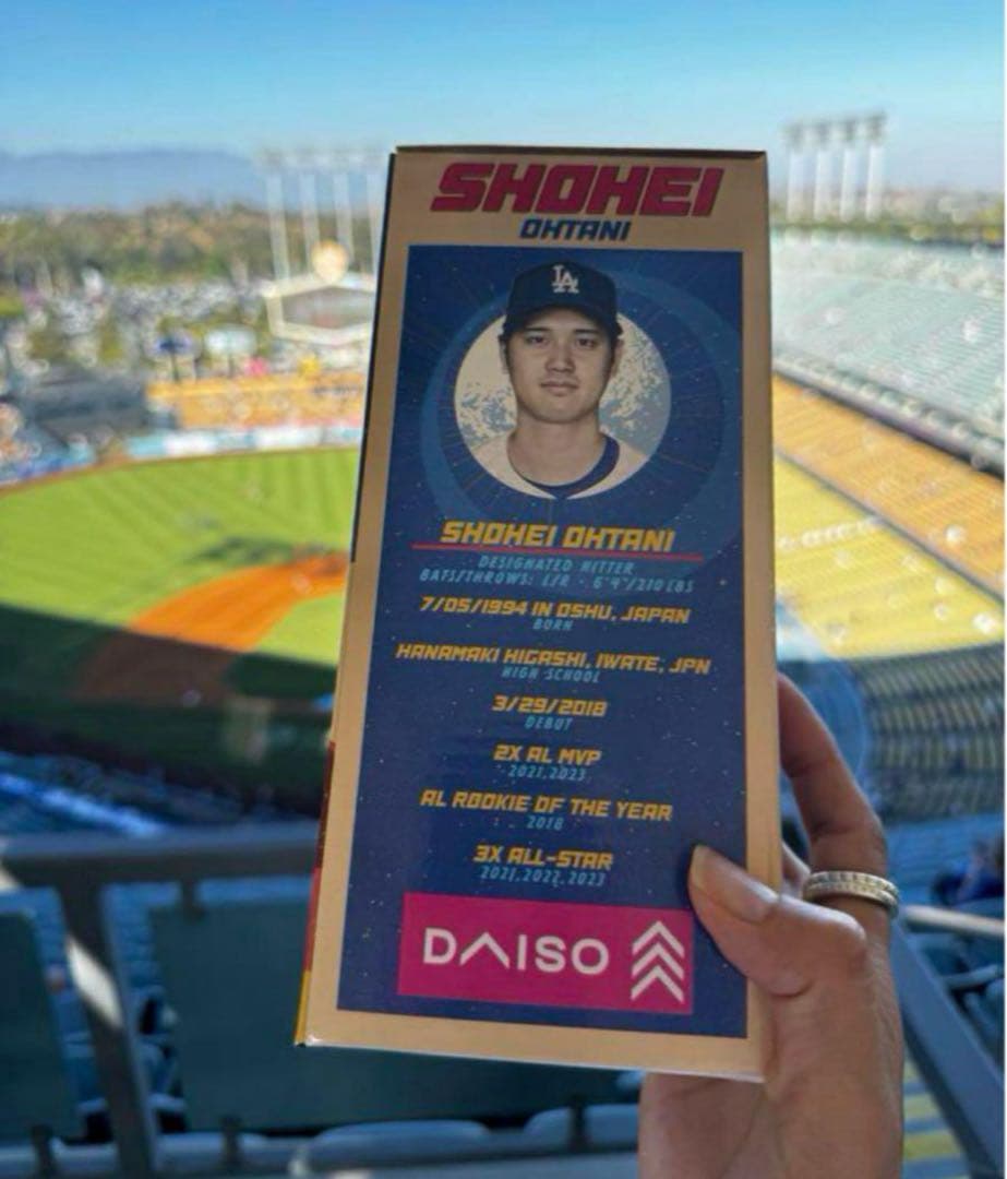 大谷翔平　デコピン　ボブルヘッド　ゴールド　来場者限定　1700体　新品