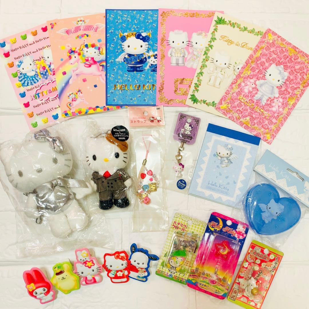 ☆レア☆ ハローキティ ぬいぐるみ　ストラップ　メモ　ポストカード等　20点