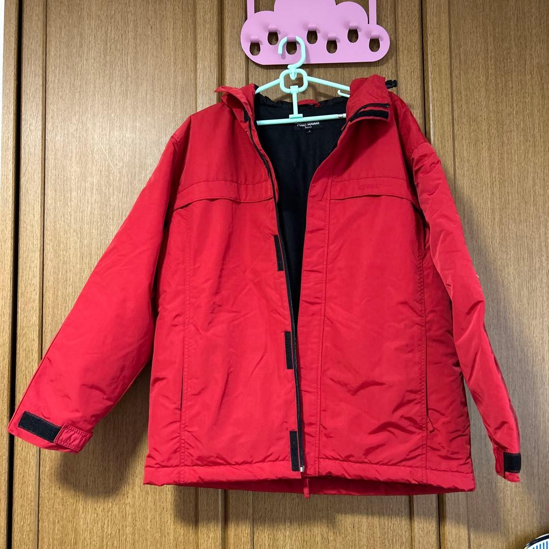 POINT SQUARE スキーウェア 赤/グレー 男性用 メンズ Sサイズ