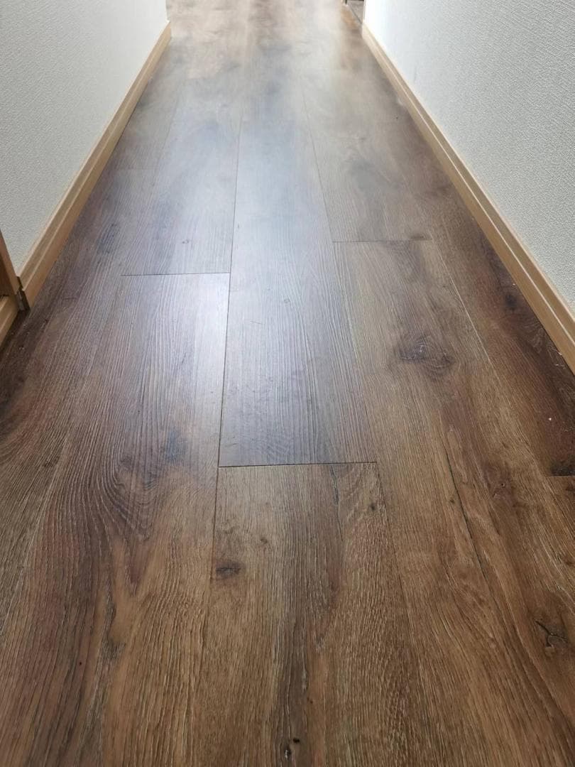 フローリング くぎ不要の簡単施工50枚入（約6畳）オーク柄