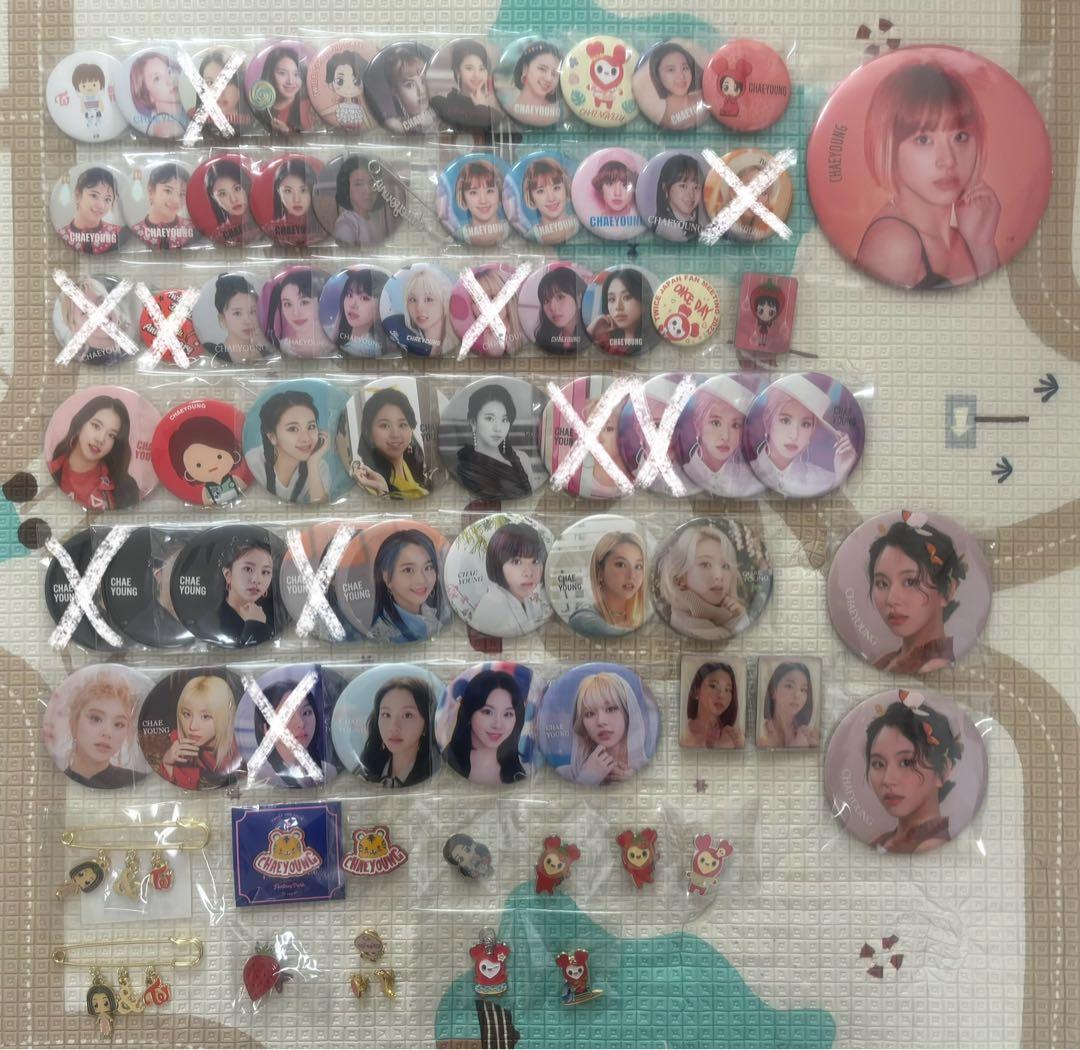 TWICE チェヨン 缶バッジ まとめ売り