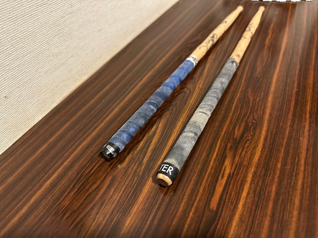 ゼブラヘッド　ZEBRAHEAD　サイン入り　ドラムスティック　2本セット