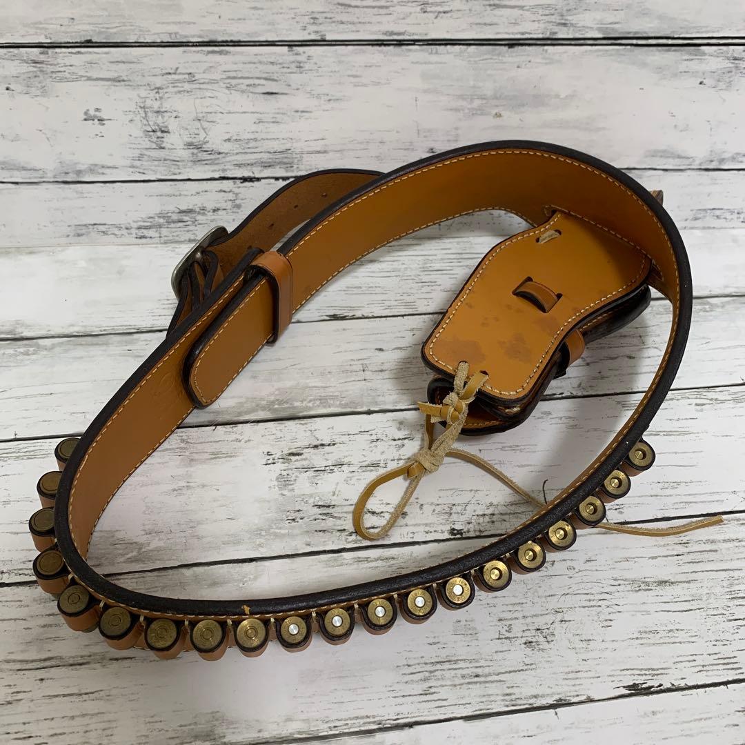 イーストA No.001-M★牛革製 ウエスタンベルト ガンホルスター