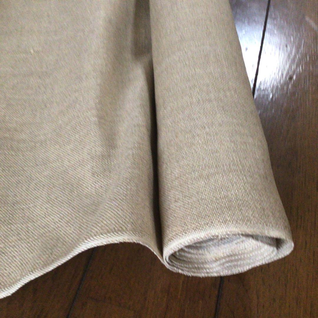 絵画用ロールキャンバス　麻100 % 未加工　幅115cmx496cm耳付　厚い