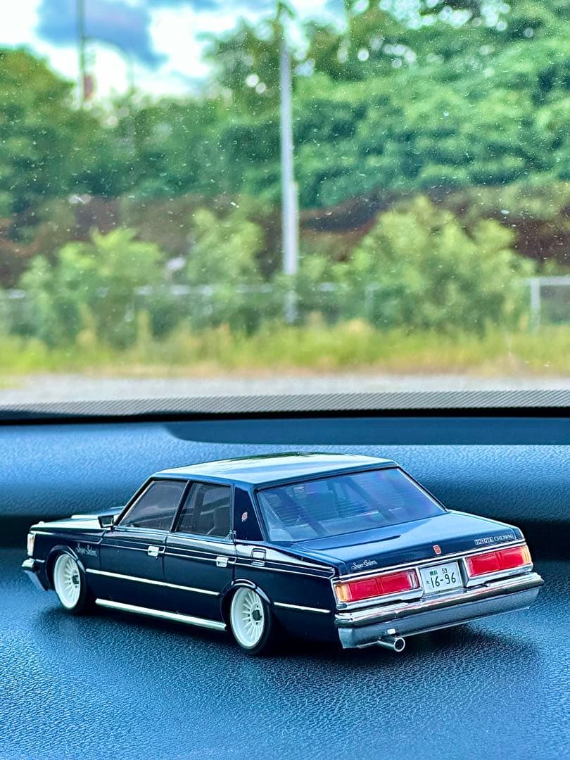 【完成品】フジミ•MS110 クラウン2000ターボ　インチアップハの字箱絵仕様