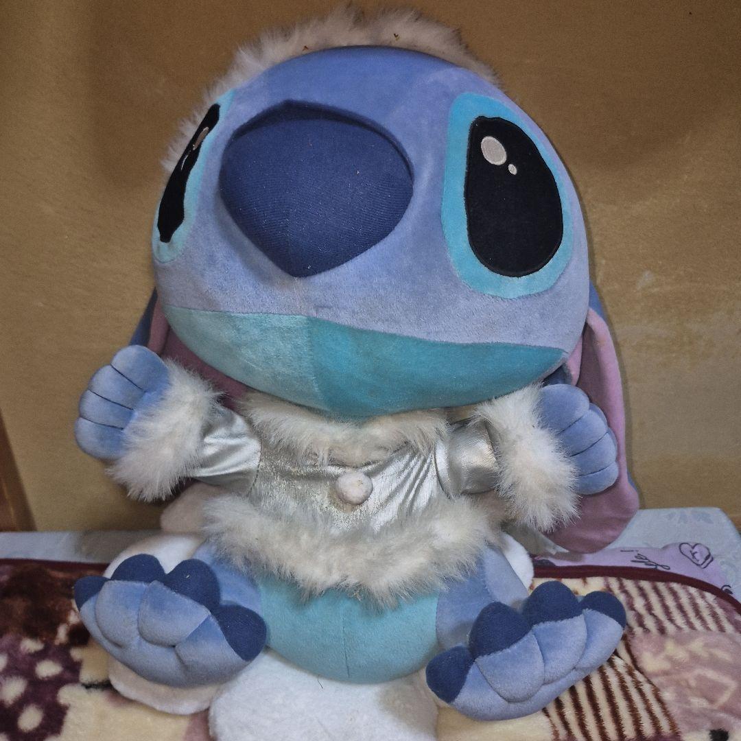 スティッチ Bigぬいぐるみ　 銀色のコート