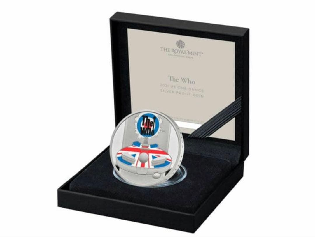 ザ・フー　シルバープルーフ　銀貨　新品