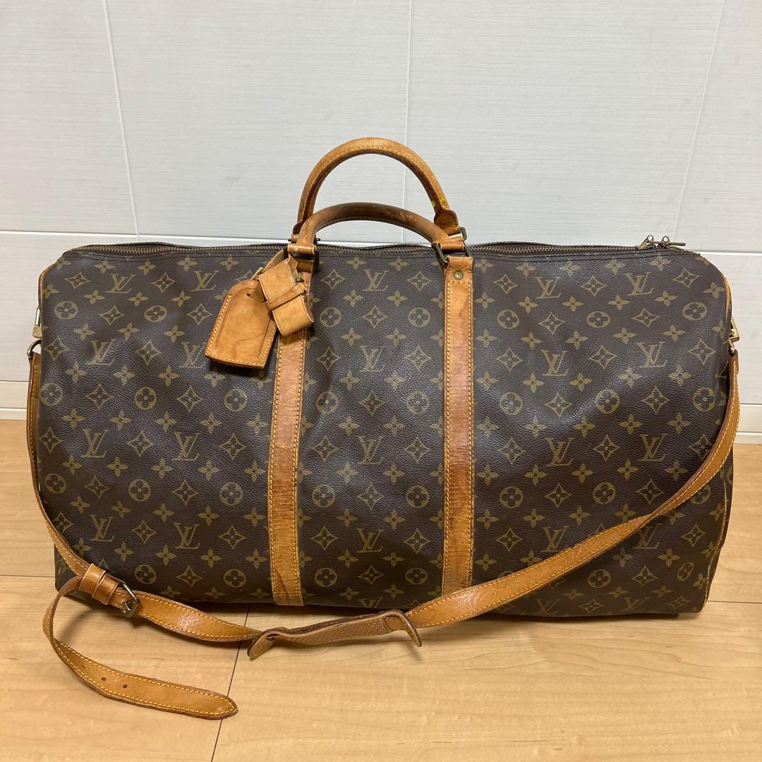 【Louis Vuitton】モノグラム ボストンバッグ キーポル60