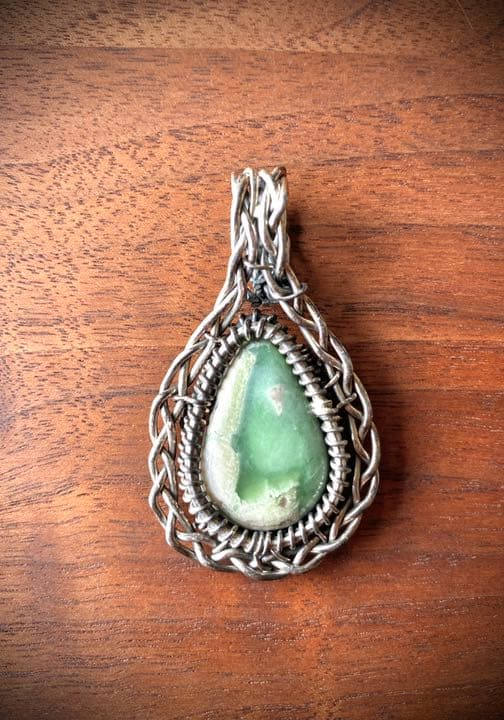 クリソプレーズ シルバー925 天然石 ルース