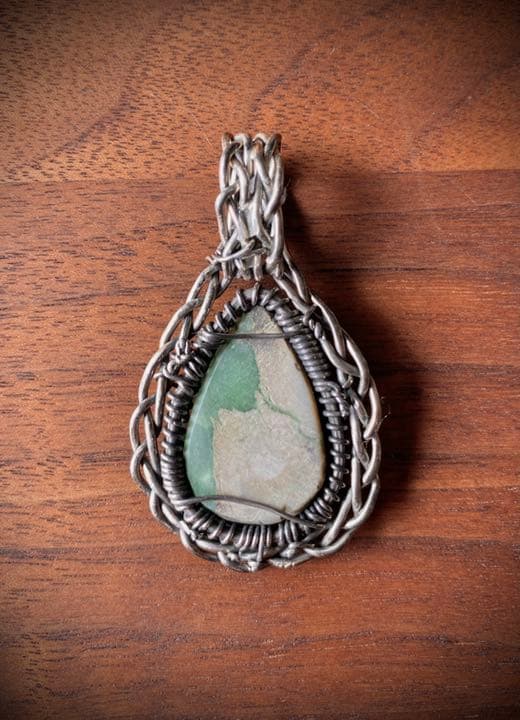 クリソプレーズ シルバー925 天然石 ルース