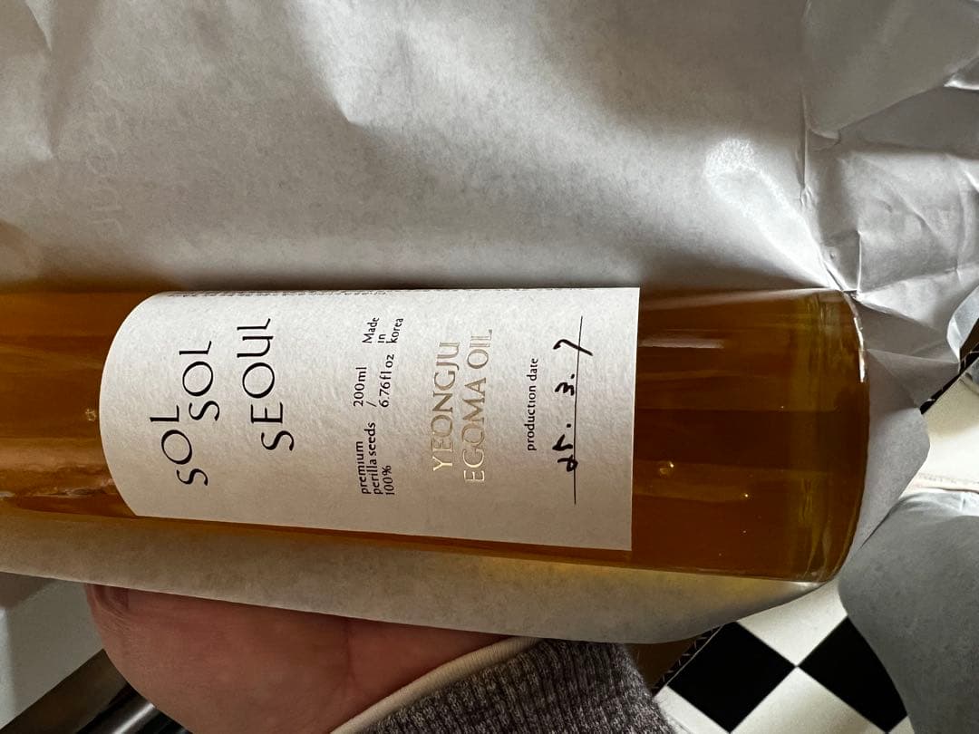 【新品未使用】SOLSOLSEOUL えごま油　　未開封5本
