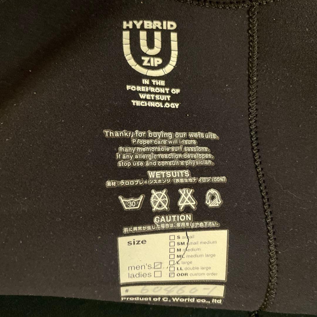 【早い者勝ち】Axxe 178cm メンズ XL相当 セミドライ 5/3ミリ