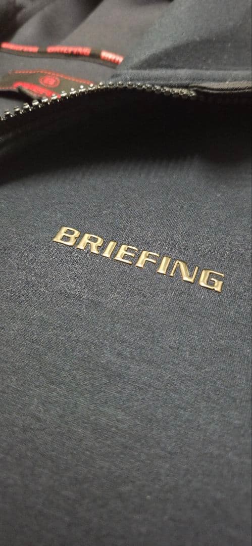 BRIEFING フード付きジャケット ネイビー