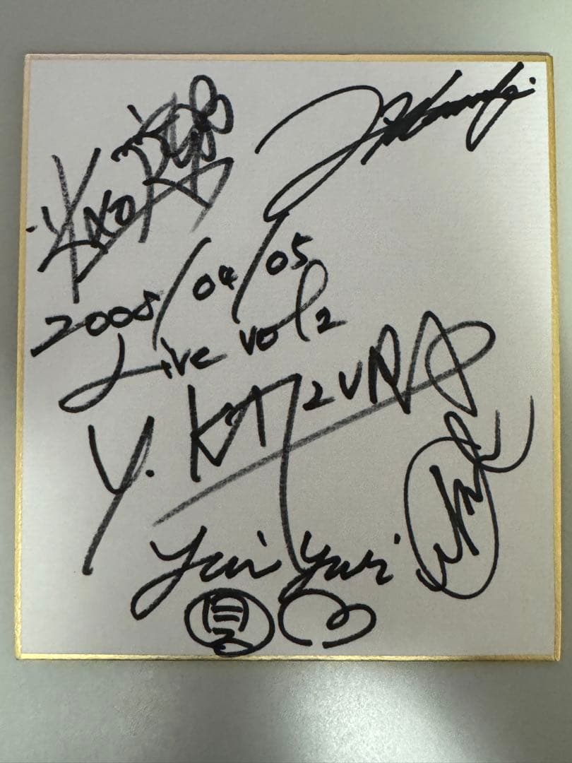 梶浦由記 FictionJunction 直筆サイン色紙 5枚セット 激レア