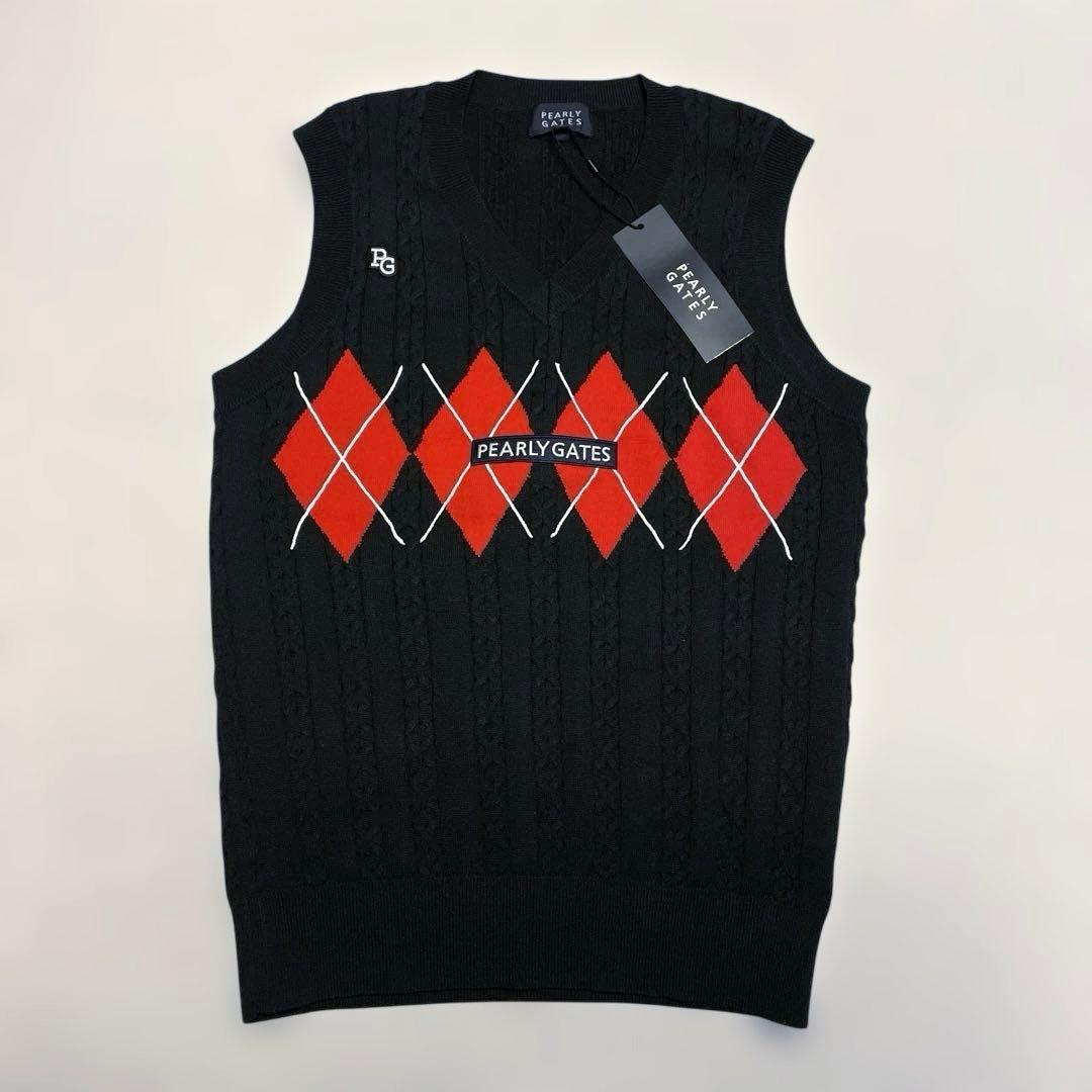 【新品タグ付き】PEARLY GATES パーリーゲイツ ニットベスト サイズ0