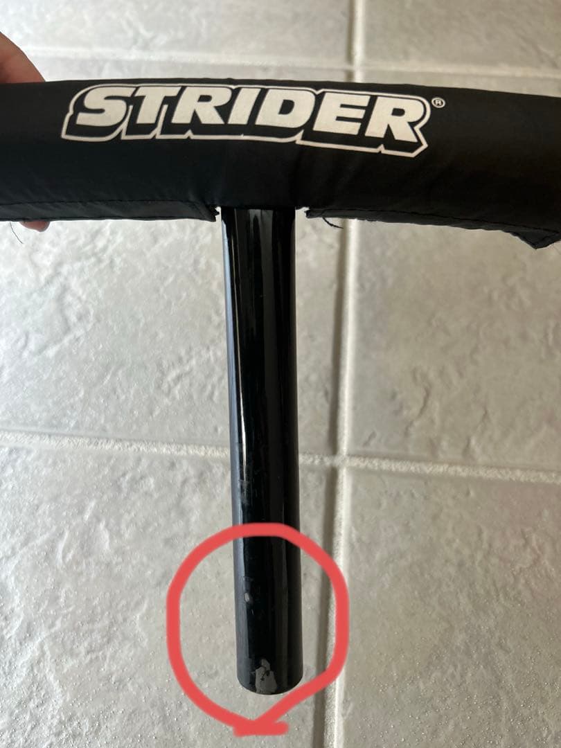 【中古】《日本正規品》STRIDERストライダー 12インチ 黒 ブラック