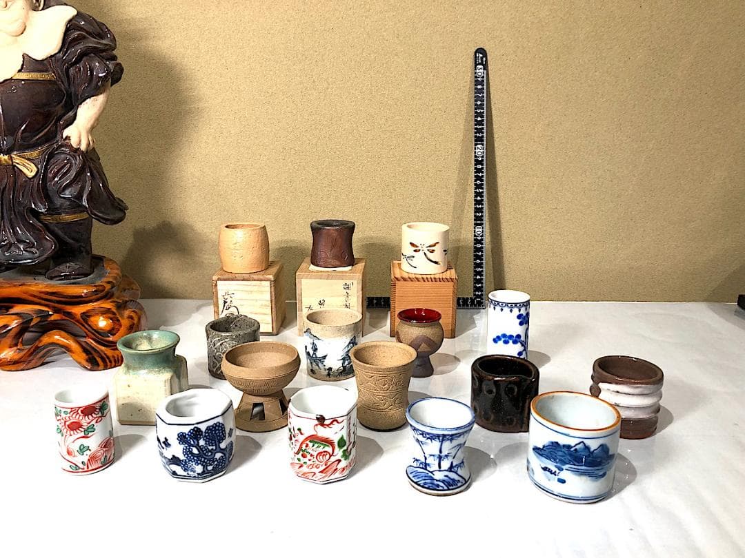 蓋置その他　九代 大樋長左衛門 作　蓋置　ほか16点無傷　まとめて。