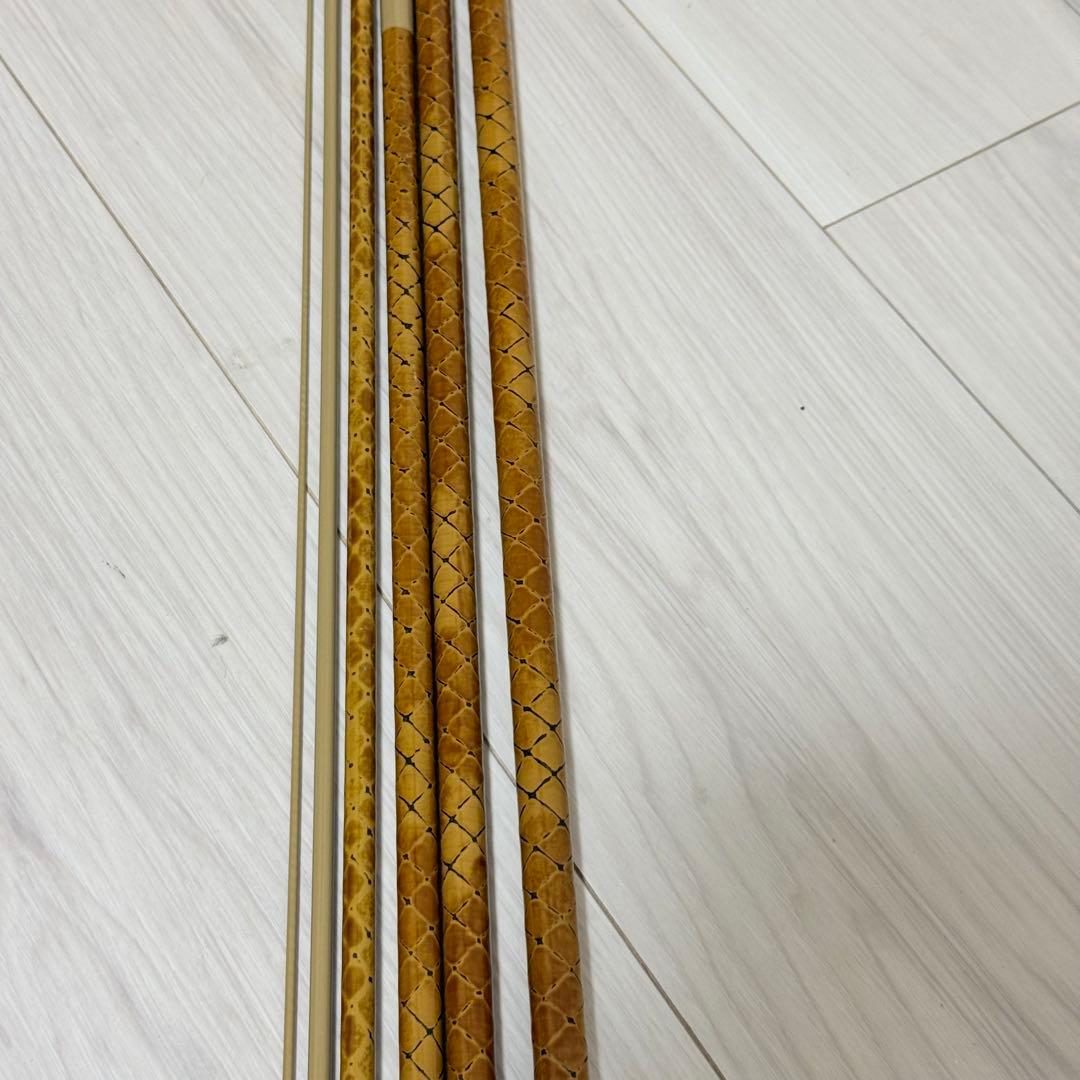 極美品　SHIMANO 朱紋峰 飛ぬけ 18 一八 ヘラ竿　6本継　ヘラブナ