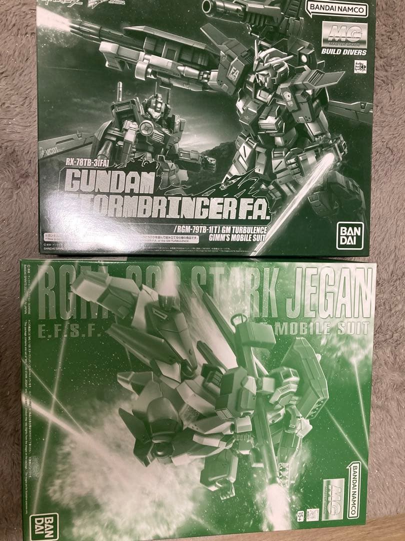 ガンプラ mg ストームブリンガーFA スタークジェガン　セット