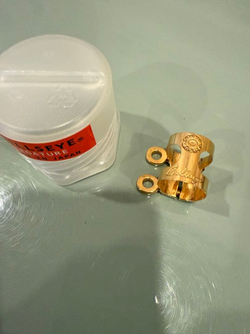 bullseye ヤナギサワアルトメタル用リガチャ 順じめ 24KゴールドP