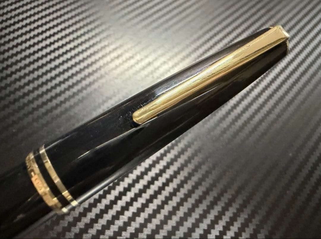 美品 モンブラン クラシック 万年筆 ブラック F 細字