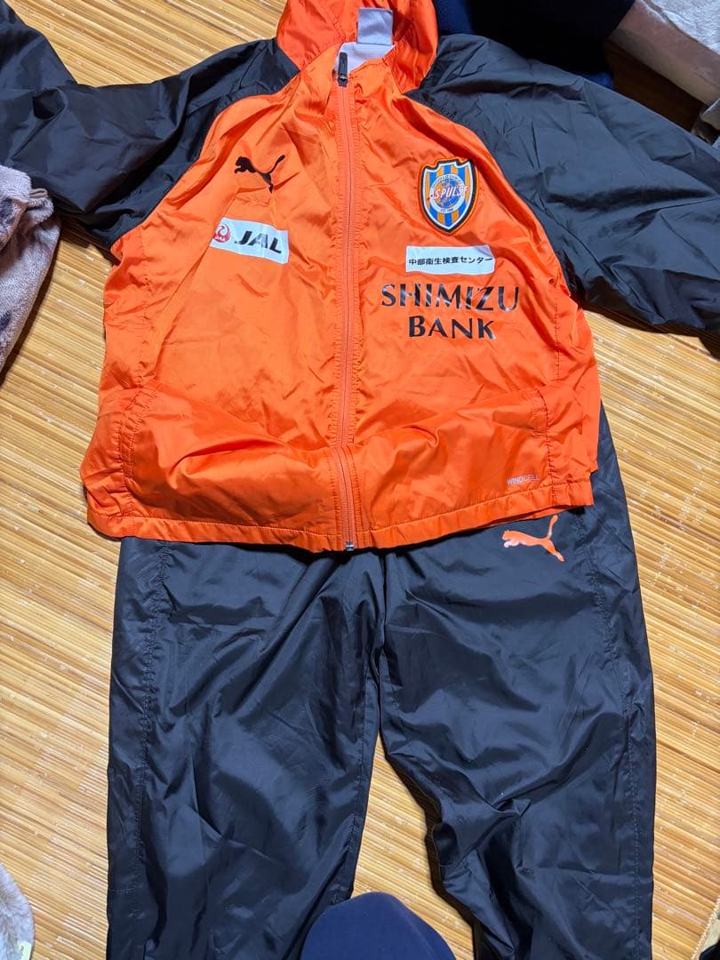 清水エスパルス　選手支給ウインドブレーカー上下