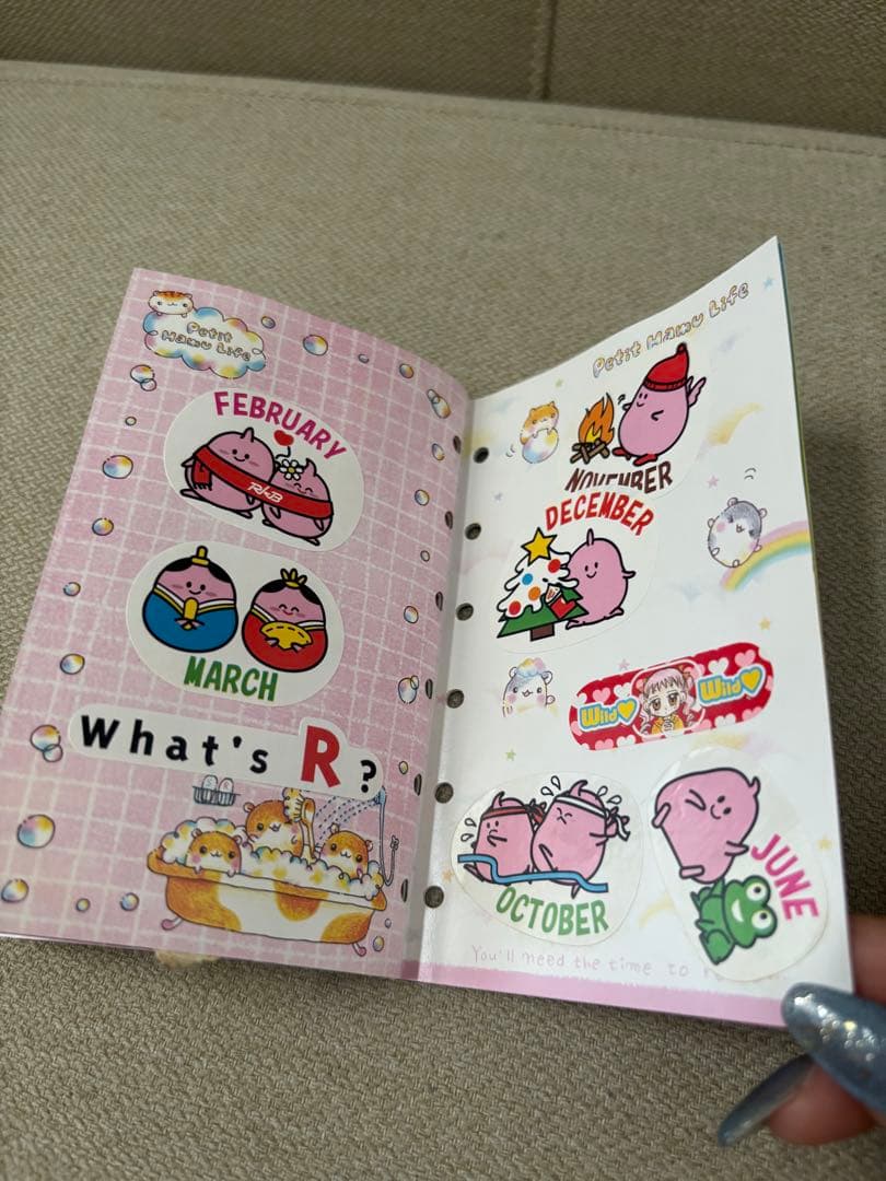 平成レトロ　シールブック　シール帳　ハムスター　当時品　クーリア