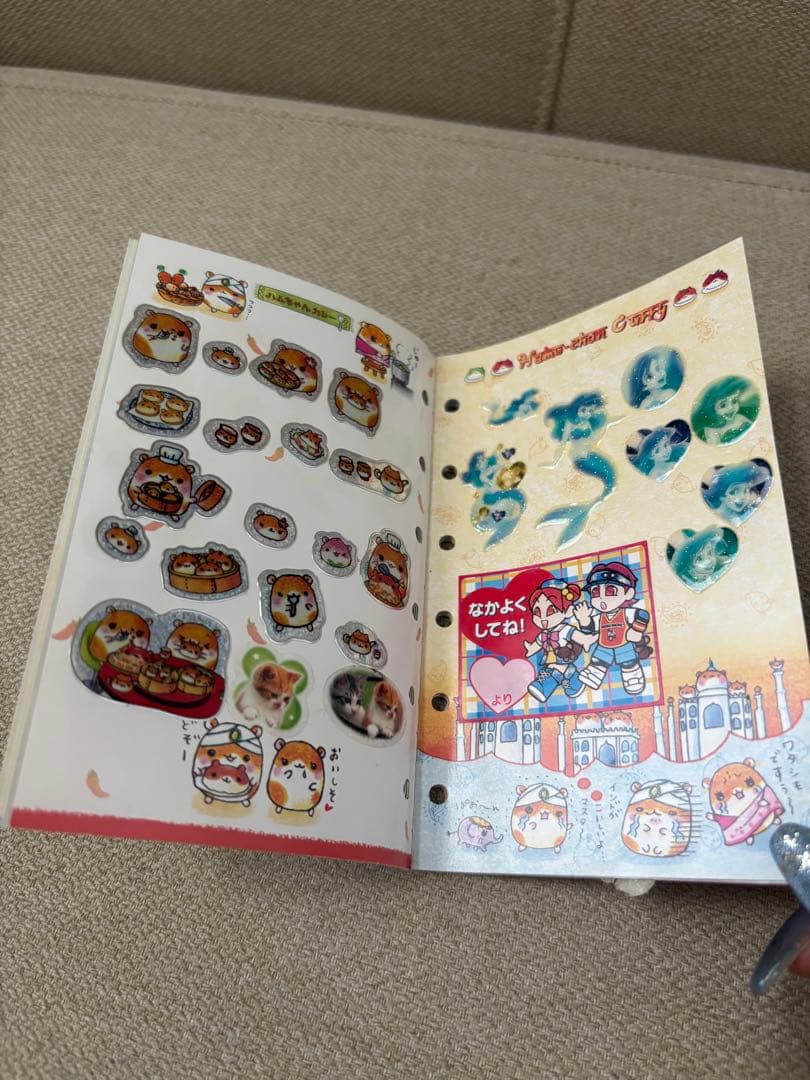 平成レトロ　シールブック　シール帳　ハムスター　当時品　クーリア