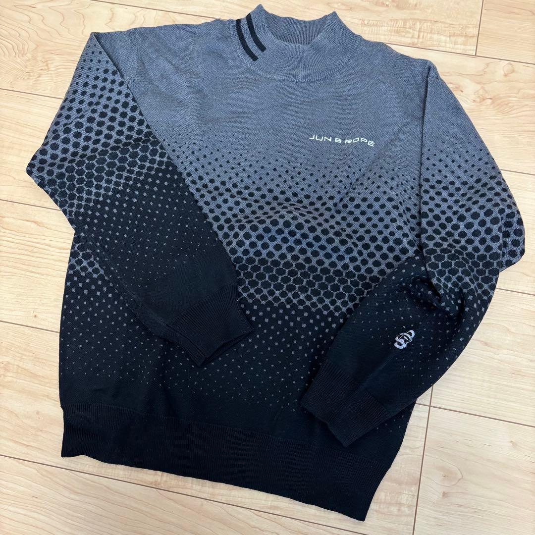 未使用 タグ付 JUN&ROPE モックネックニット レディース S 定価2万円