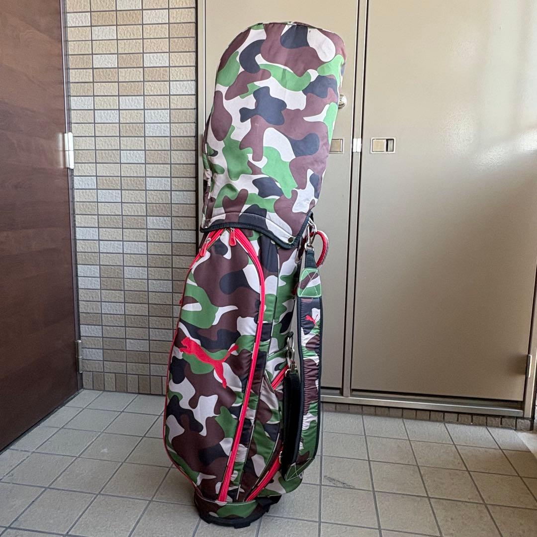 大人気‼️プーマ　迷彩 ゴルフキャディバッグ　キャディバック　ユニセックス