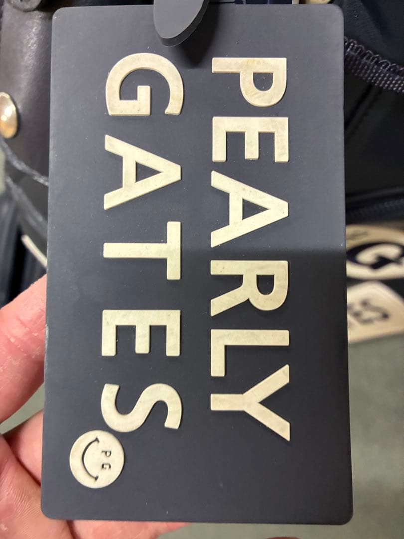 PEARLY GATES ネイビー スタンド式キャディバッグ46 インチ対応9型