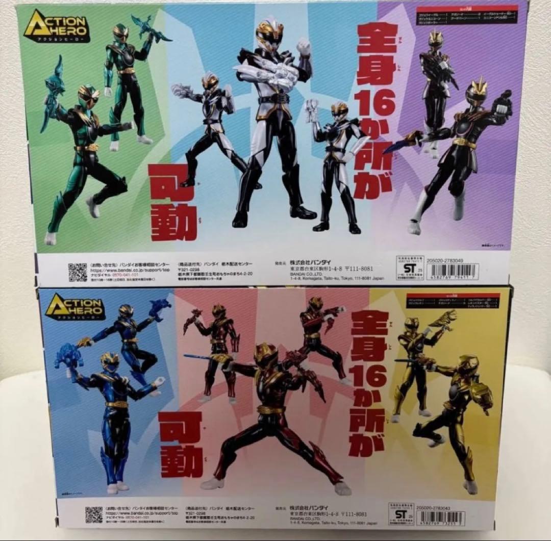 アクションヒーロー ゴジュウジャー フィギュア 6体　コストコ