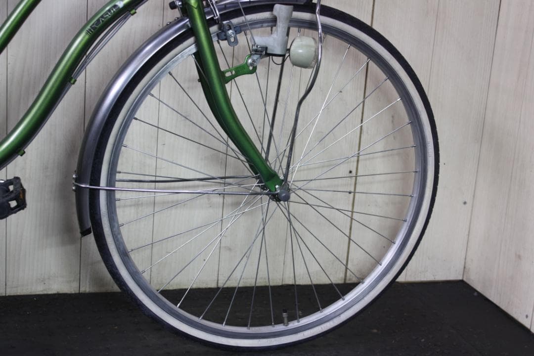 あさひ製カジュリーリラックス 26インチ シマノ6速 LED 軽快シティークロス