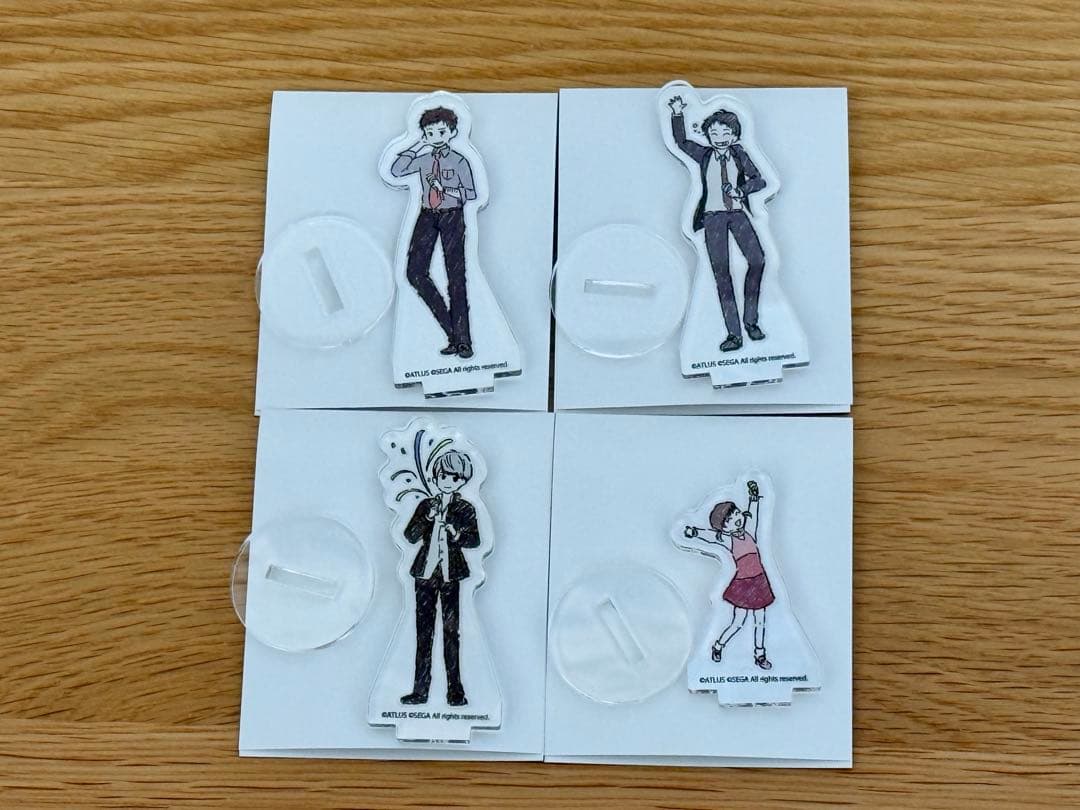 ペルソナ4 アクリルぷちスタンド 主人公 堂島菜々子 堂島遼太郎 足立透