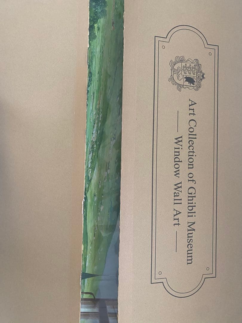 【値下げ】ジブリオリジナル壁窓「ハウルがくる町」