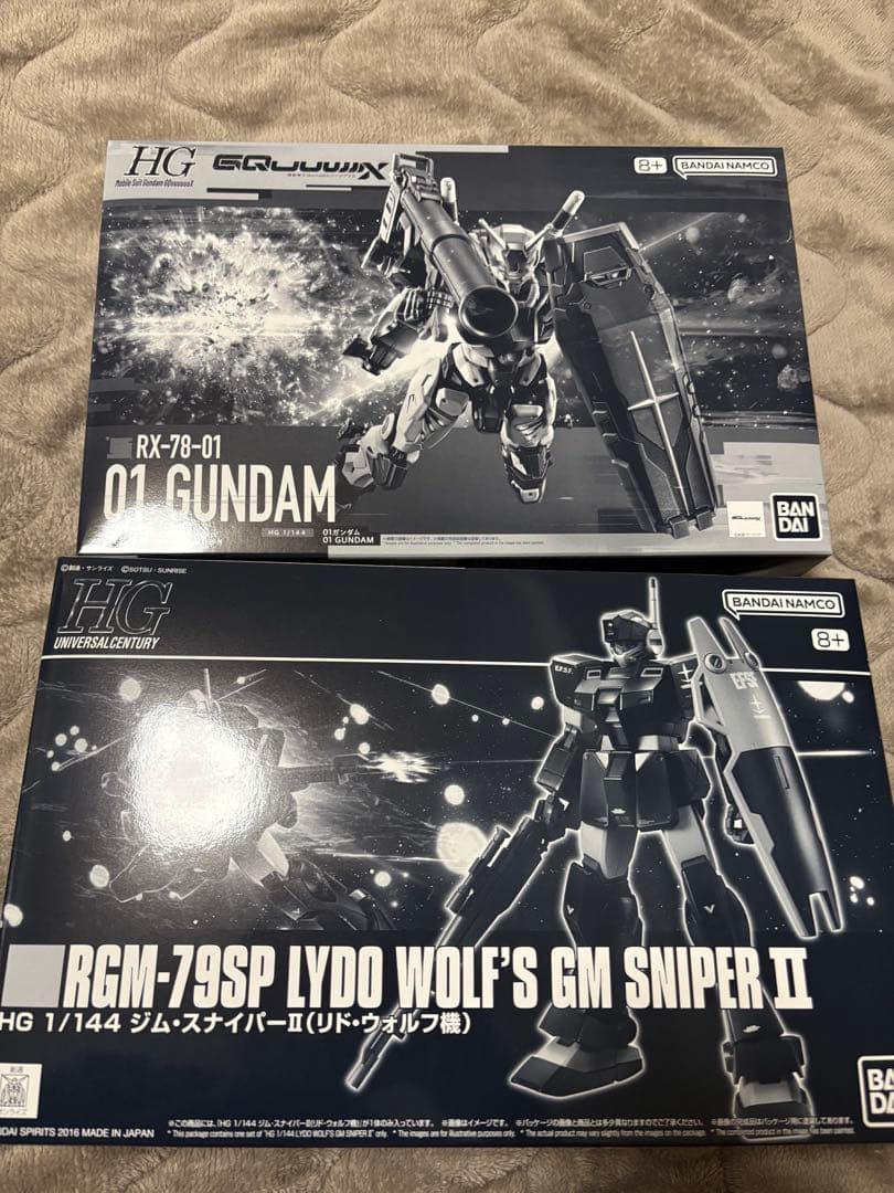 HG ジム・スナイパーＩＩ（リド・ウォルフ機）　01ガンダム　セット　プレバン