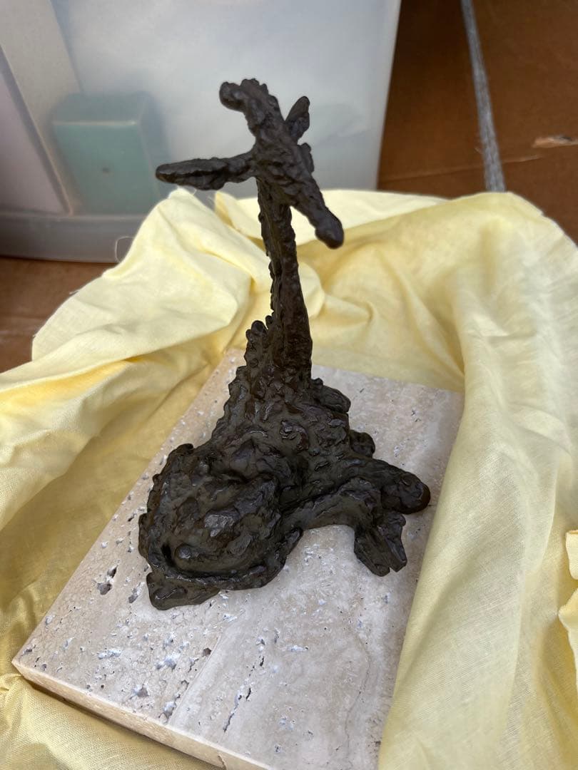 淀井敏夫作　小さいキリン　保証書付き