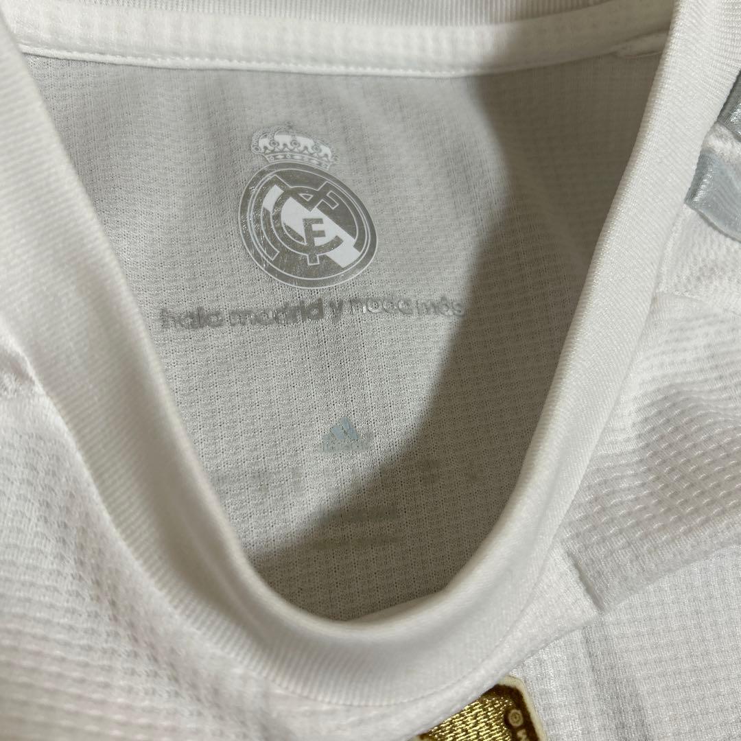 希少 レアル・マドリード 金ワッペン RMCF メッシュ切替 M スペイン購入