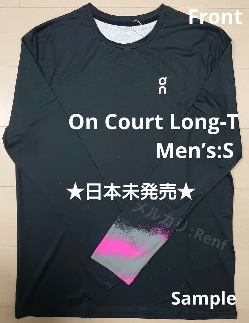 On Court Long-T テニス Men’s S Black 日本未発売