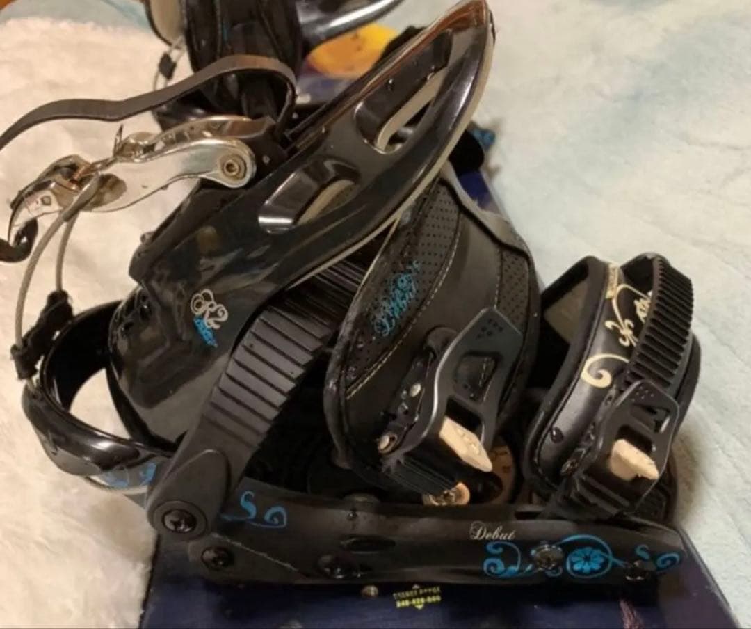 K2 スノーボード ビンディングのみ 黒　2個セット　女性用