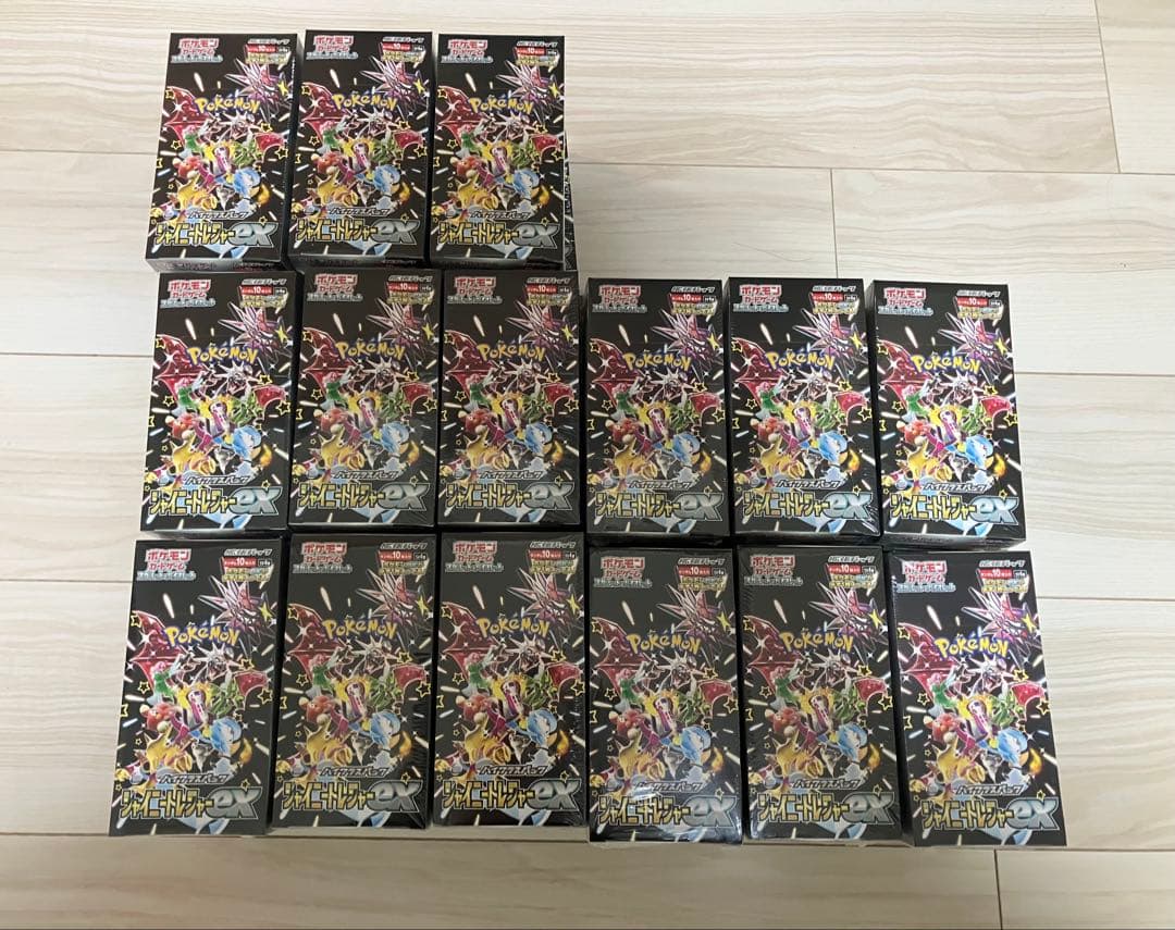 シャイニートレジャーex シュリンク付き新品未開封　45BOX