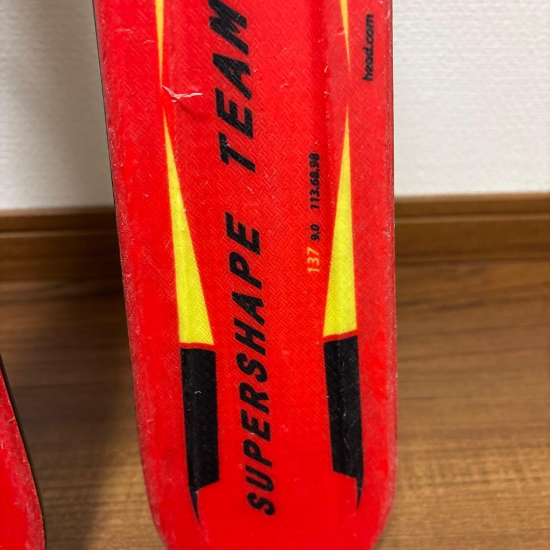 Head ジュニアスキー板　137cm +ストック付き