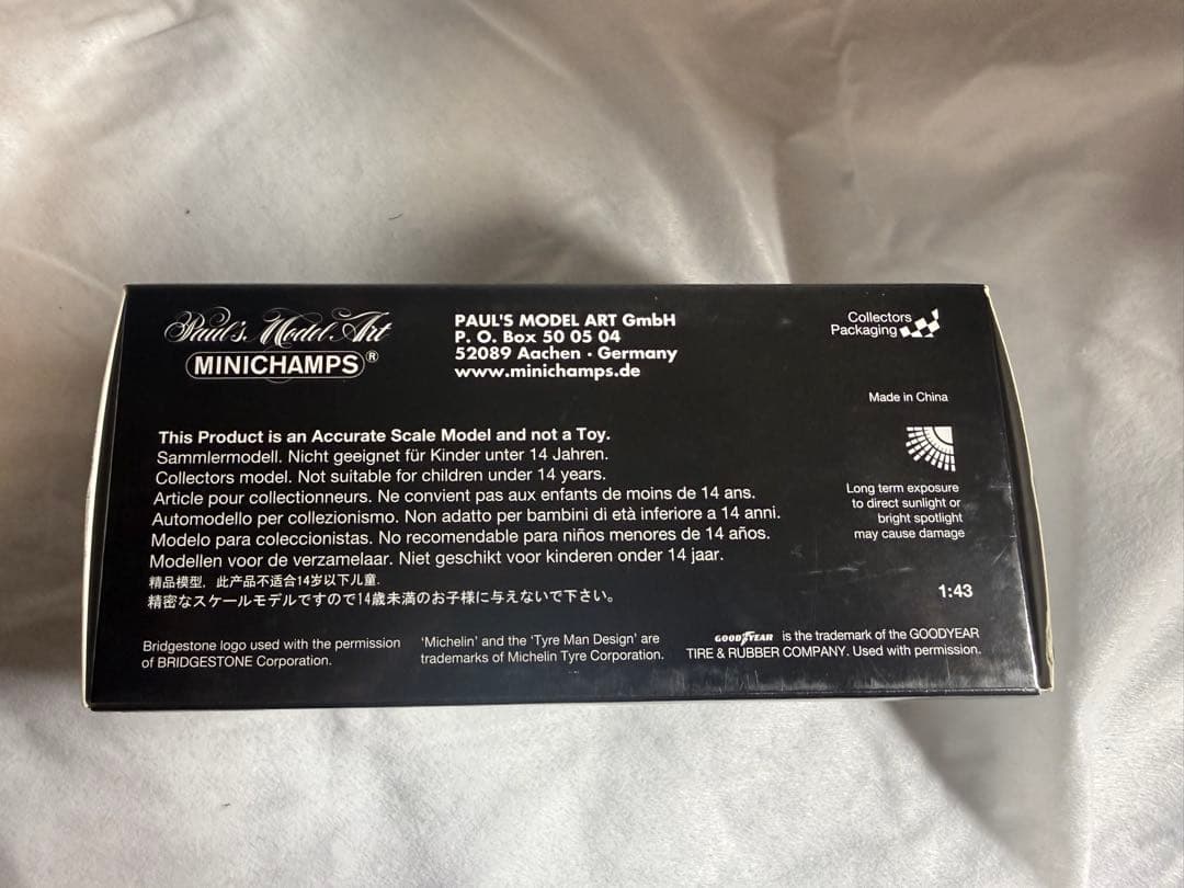 ミニカー MINICHAMPS  M6 GT3 Spa 24h 2015 1/43