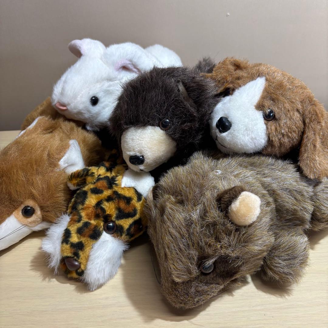 BANDAI バンダイ プチアムール ハンドパペット 6体セット