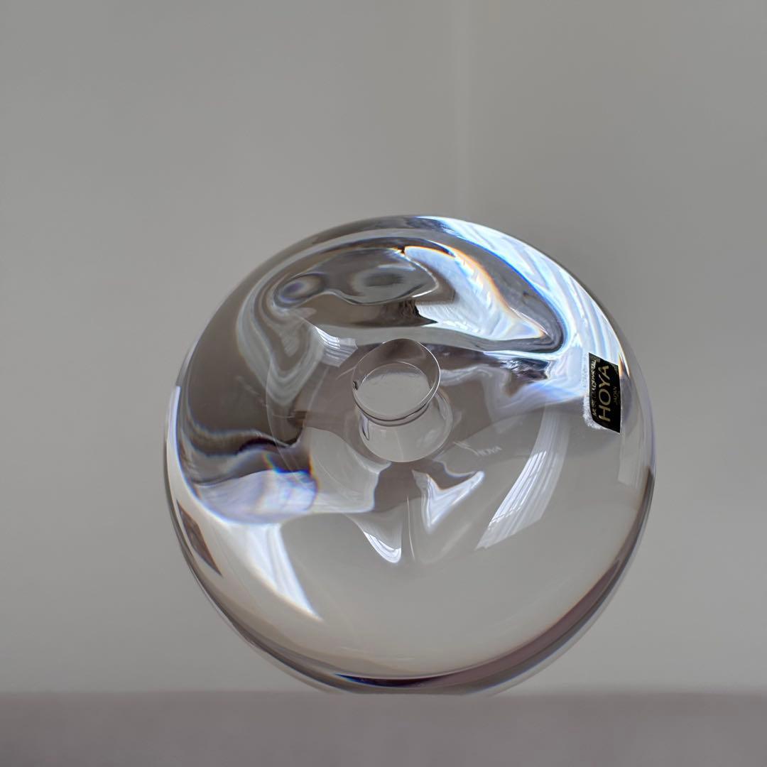 HOYA MUSEUM CRYSTAL りんご クリスタルガラス オブジェ