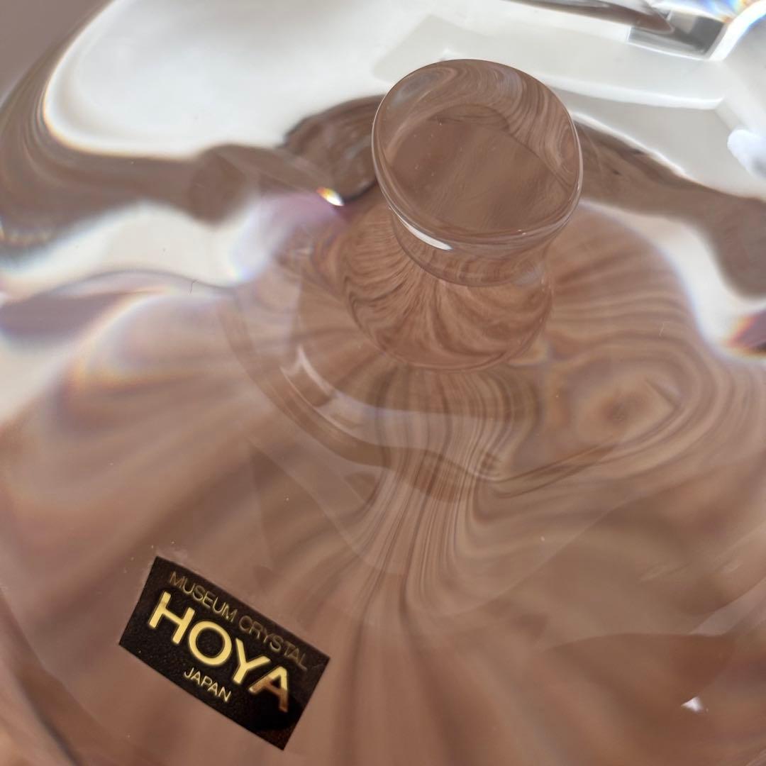 HOYA MUSEUM CRYSTAL りんご クリスタルガラス オブジェ