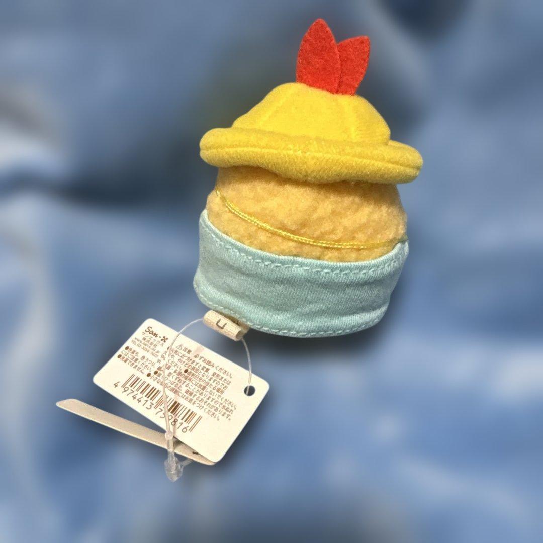 新品タグ付　すみっコぐらし　ようちえん　てのりぬいぐるみ えびふらいのしっぽ
