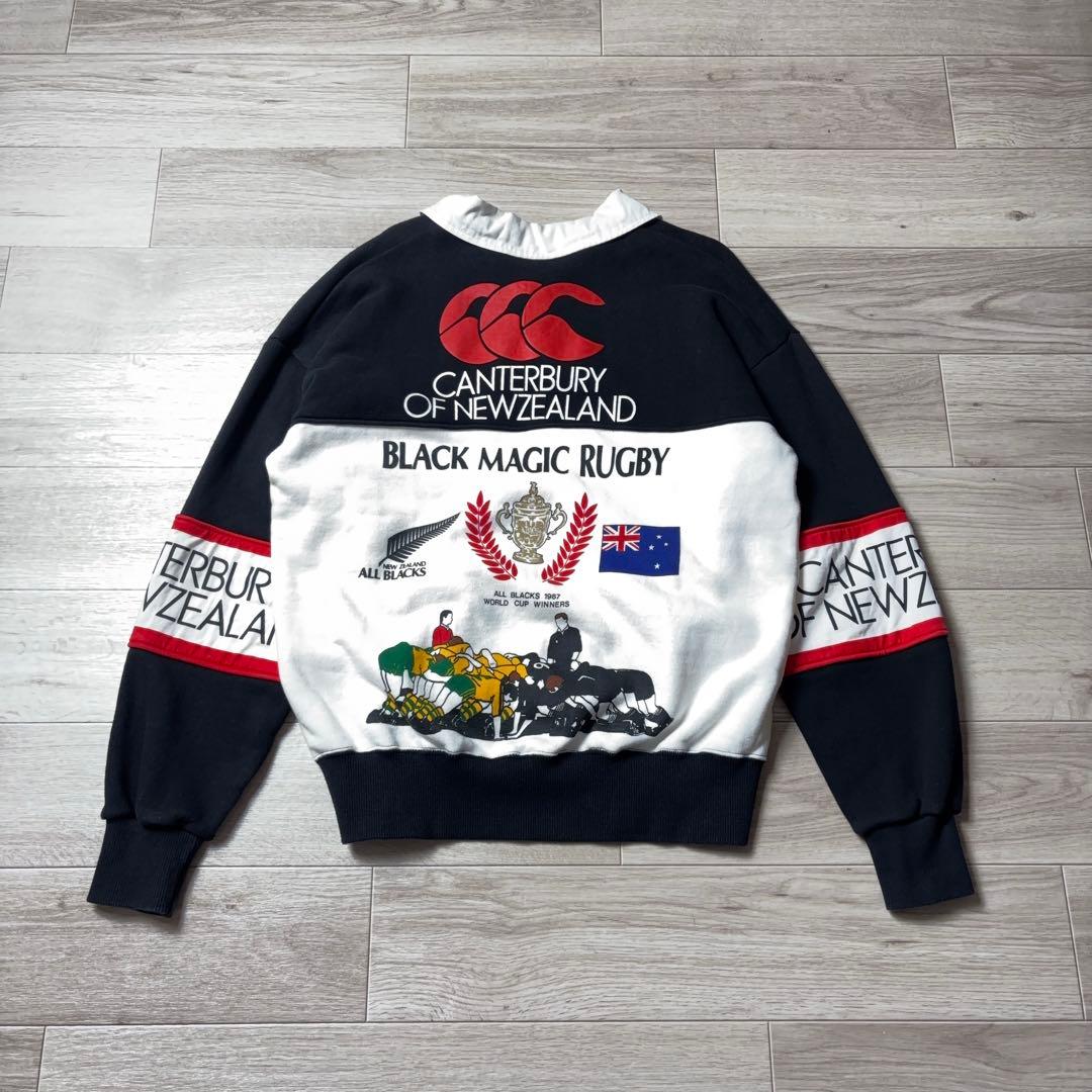 80s Canterbury 1987 W杯 ニュージーランド 優勝記念シャツ